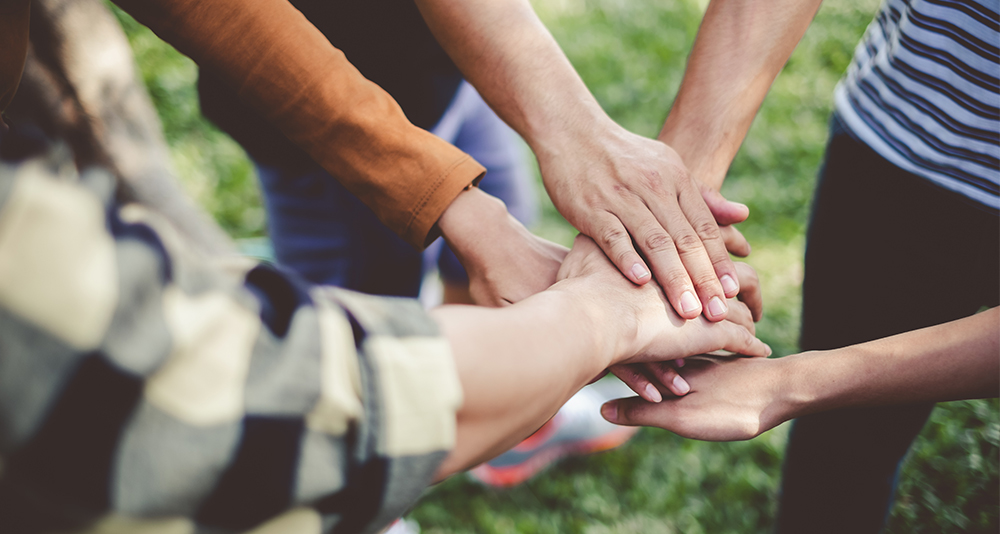 Image of hands together